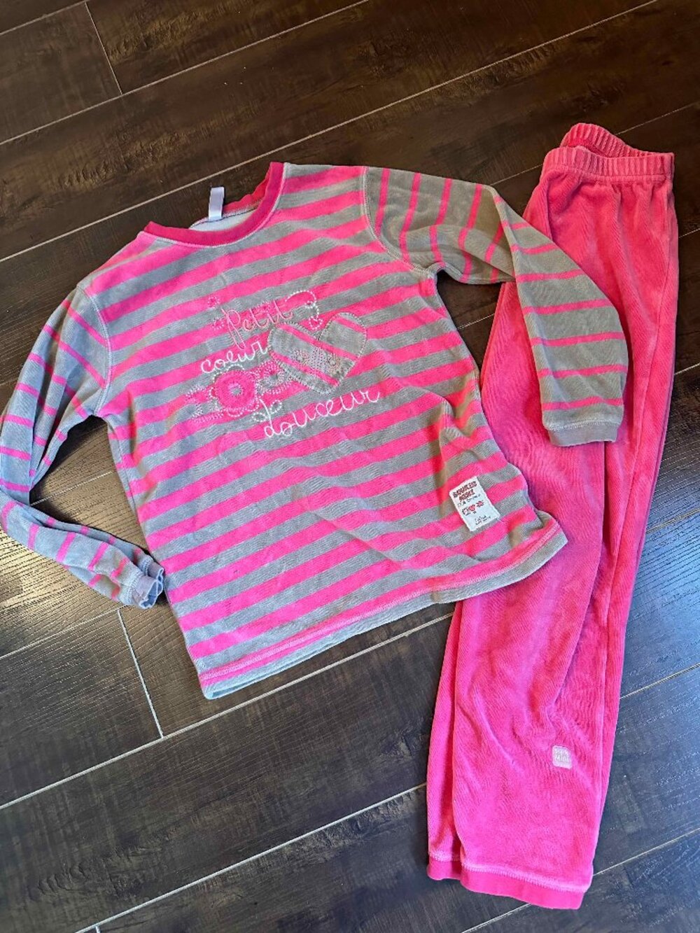 Souris Mini winter pajamas 6T
